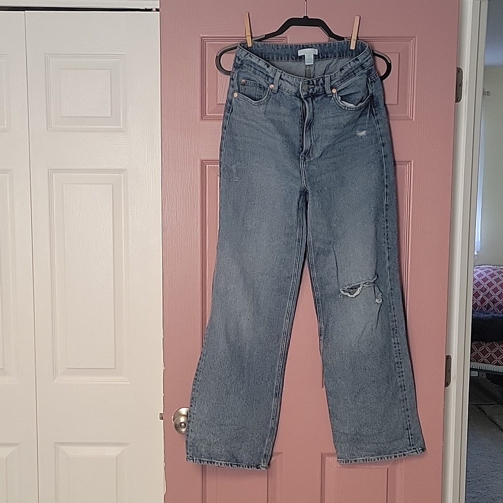 Wide leg jeans